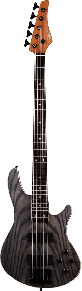 Бас-гитара SCHECTER [C-5 STANDARD CS] бас-гитара 5-струнная, корпус: красное дерево, топ из капа, гриф: печеный клен, накладка: палисандр, 24 лада, цвет Charcoal Satin (CS)