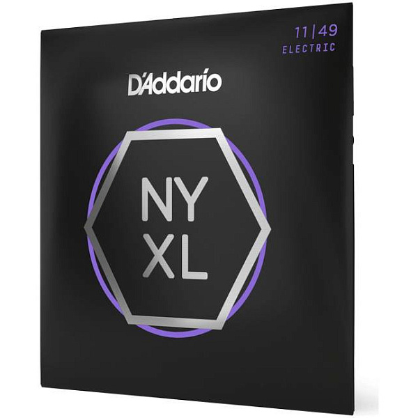 D'Addario NYXL1149 - Струны для электрогитары 11-49, Medium, никелированные