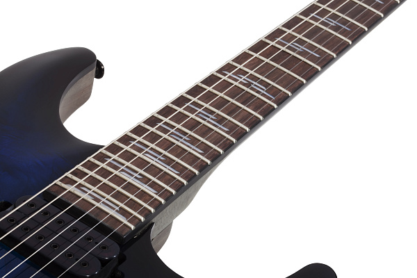 Электрогитара SCHECTER [OMEN ELITE-6 STBB] электрогитара 6-струнная, корпус: красное дерево, топ: кап, гриф: клен, накладка: палисандр, 24 лада, цвет: See-Thru Blue Burst (STBB)