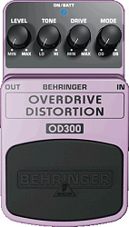 Behringer OD300- педаль эффектов овердрайв/ дисторшн (2-х режимный)¶