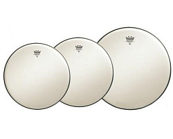 Набор из 3 пластиков для барабанов 12",13",16", однослойные, с напылением REMO PP-0932-BA AMBASSADOR