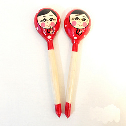 Хохлома LHL6102B - Деревянная ложка маленькая