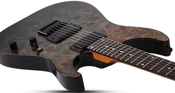 SCHECTER C-1 STANDARD BLACK FADE BURST BURL BFBB - Электрогитара