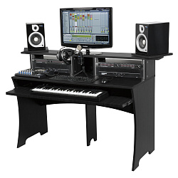 GLORIOUS Workbench black Рабочее место для комп. студии, 2Rack x 4U, место для студии