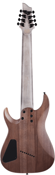 Электрогитара SCHECTER [OMEN ELITE-8 MS CHAR] электрогитара 8-струнная, мультимензур, корпус: красное дерево, топ: кап, гриф: клен, накладка: палисандр, 24 лада, цвет: Charcoal (CHAR)