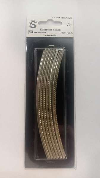 Sintoms REF293147Se.h. - Комплект ремонтных ладов из нейзильбера, ширина 3.0мм, особо твердые