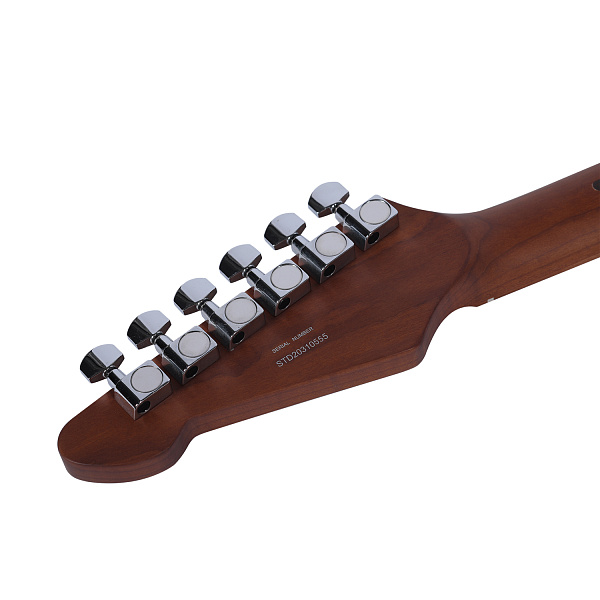 SAGA SMF1314H RE - Электрогитара с чехлом, форма - стратокастер, HSS, цвет красный