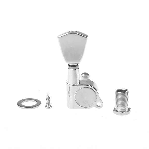 M169-3M757-3 Колки для гитары, 3+3, хром, Musiclily