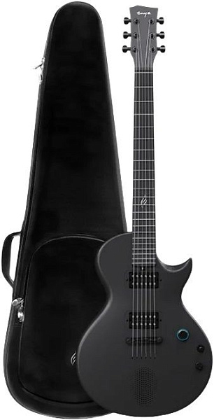 Enya NOVA GO SONIC/BK - Электрогитара Les Paul со встроенными эффектами с чехлом, цвет чёрный
