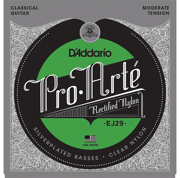 D'ADDARIO EJ29 - струны для классической гитары, серебро (Silver)