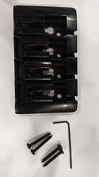 PAXPHIL BB104-BK - струнодержатель для бас-гитары, черн.