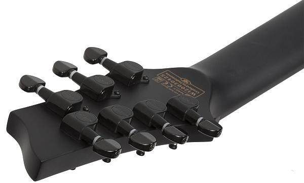 Электрогитара SCHECTER [DAMIEN-7 SBK] электрогитара 7-струнная, корпус: красное дерево, гриф: клен, накладка: палисандр, 24 лада, цвет: Satin Black (SBK)