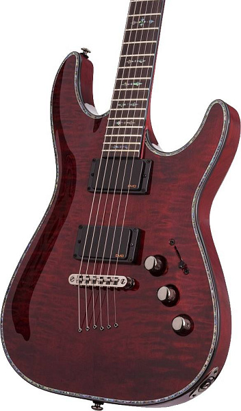 Электрогитара SCHECTER [HELLRAISER C-1 BCH] электрогитара 6-струнная, корпус: красное дерево, топ: волнистый клен, гриф: красное дерево, накладка: палиснадр, 24 лада, цвет: Black Cherry (BCH)