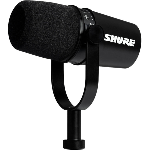 SHURE MOTIV MV7-K - Гибридный широкомембранный USB/XLR микрофон для записи/стримминга речи и вокала,