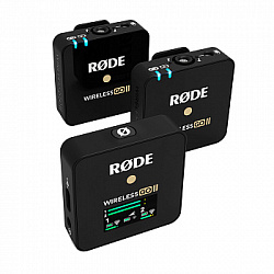 RODE Wireless GO II  ультракомпактная двухканальная накамерная беcпроводная система. Дальность дейст