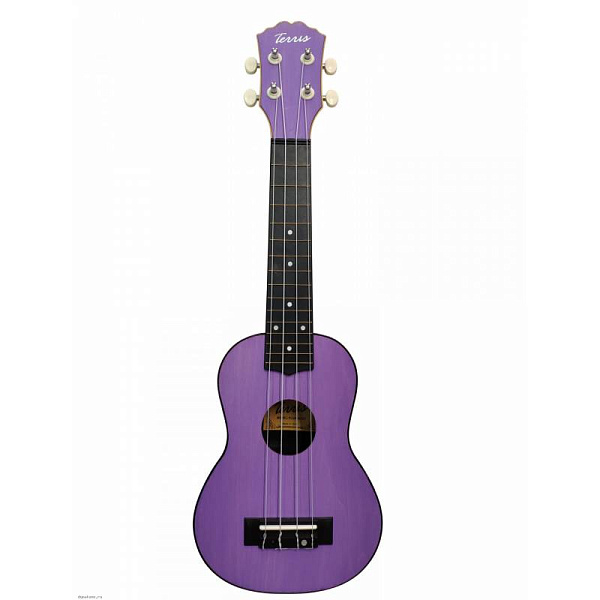 TERRIS PLUS-50 VIO - Укулеле сопрано, фиолетовый, пластик