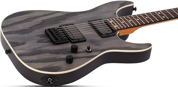 Электрогитара SCHECTER [C-1 STANDARD CS] электрогитара 6-струнная, корпус: красное дерево, топ из капа, гриф: печеный клен, накладка: палисандр, 24 лада, цвет Charcoal Satin (CS)