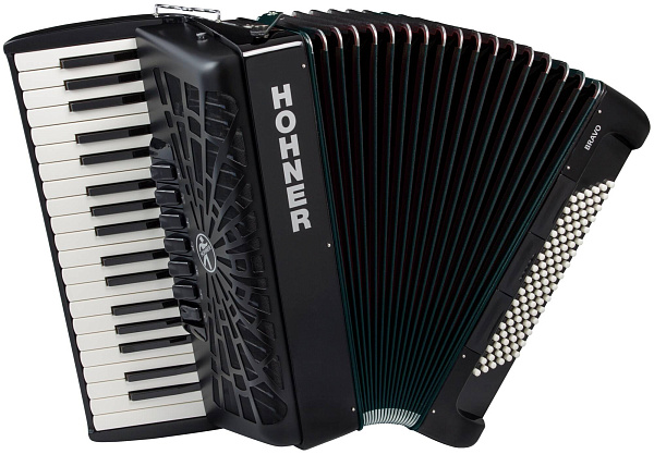 HOHNER Bravo III 96 black - Аккордеон 7/8
