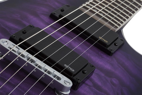 Электрогитара SCHECTER [C-1 PLATINUM SPB] электрогитара 6-струнная, корпус: красное дерево, гриф: клен, накладка: палисандр, 24 лада, цвет: Satin Purple Burst (SPB)