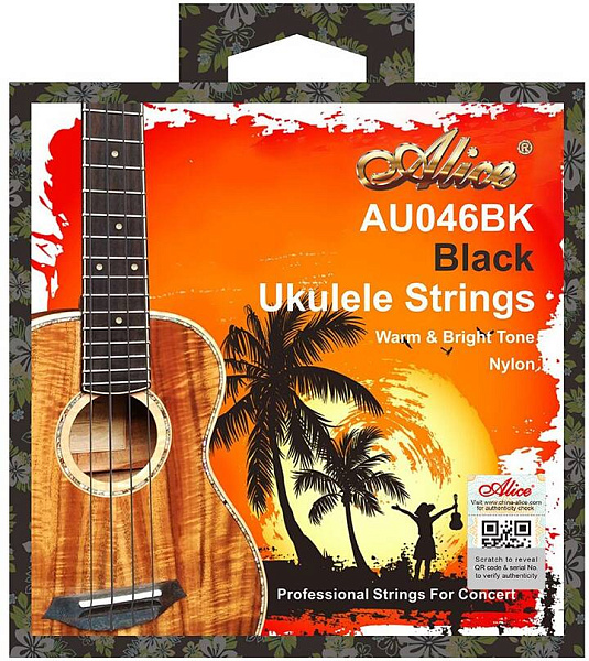 ALICE AU046 BK-S - Струны для укулеле сопрано