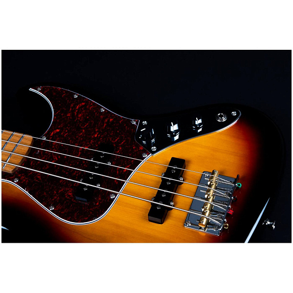 JET JJB-300-SB - Бас-гитара Jazz Bass, цвет санберст