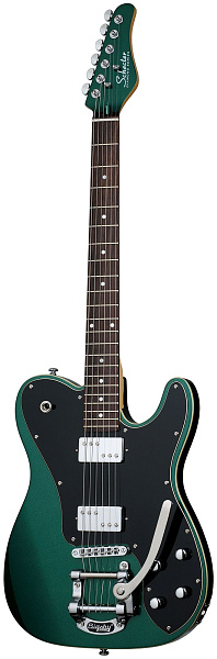 Электрогитара SCHECTER [PT FASTBACK II B DEG] электрогитара 6-струнная, корпус: ольха, гриф: клен, накладка: палисандр, 22 лада, Bigsby, цвет: Dark Emerald Green (DEG)