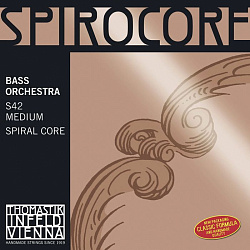 Thomastik S42 Spirocore Комплект струн для контрабаса размером 4/4, оркестровые.