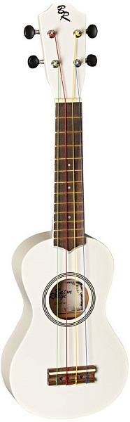 Baton Rouge UR1-S-WT - Укулеле сопрано, цвет белый