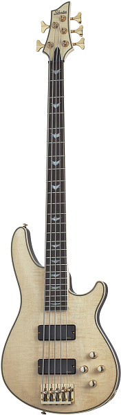 Бас-гитара SCHECTER [OMEN EXTREME-5 GNAT] бас-гитара 5-струнная, корпус: красное дерево, топ: огненный клен, гриф: клен, накладка: палисандр, 24 лада, цвет: Gloss Natural (GNAT)