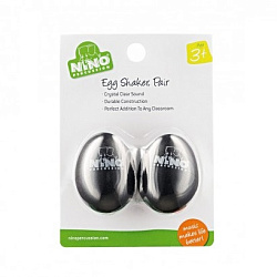 MEINL NINO540BK-2 Шейкер-яйцо, пара, материал: пластик, цвет: черный.