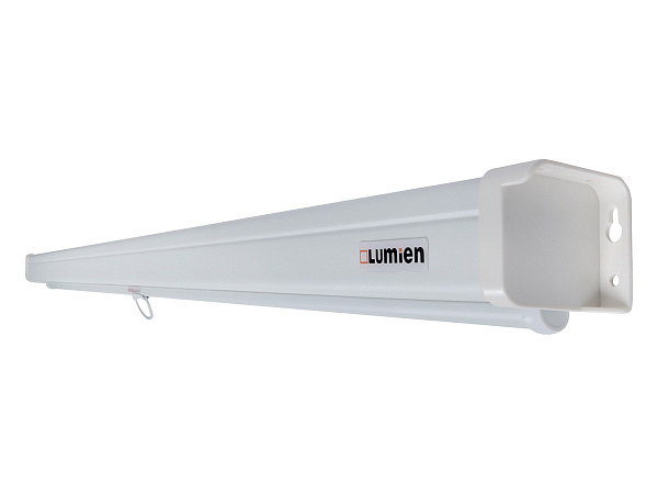 [LMP-100121] Настенный экран Lumien [Master Picture] 173х200 см (раб.область 109х194 см) (88") Matte White FiberGlass (белый корпус) черн. кайма по периметру, возможность потолочн./настенного крепления, доп. черн. кайма сверху 61 см 16:9