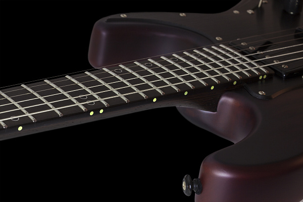 Электрогитара SCHECTER [SUN VALLEY SUPER SHREDDER EXOTIC ZIRICOTE ZIR] электрогитара 6-струнная, корпус: черная лимба с топом из цирикота, гриф: венге, накладка: черное дерево, 24 лада, цвет: Ziricot (ZIR)