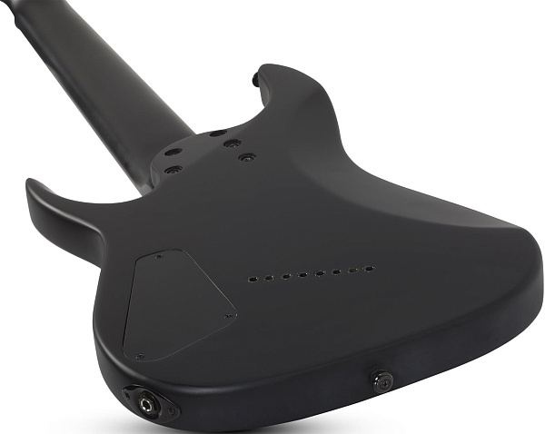 Электрогитара SCHECTER [DAMIEN-8 MS SBK] электрогитара 8-струнная, мультимензур, корпус: красное дерево, гриф: клен, накладка: палисандр, 24 лада, цвет: Satin Black (SBK)