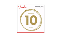 FENDER STRINGS NEW ACOUSTIC 70XL 80/20 BRNZ BALL END 10-48, струны для акустической гитары, бронза