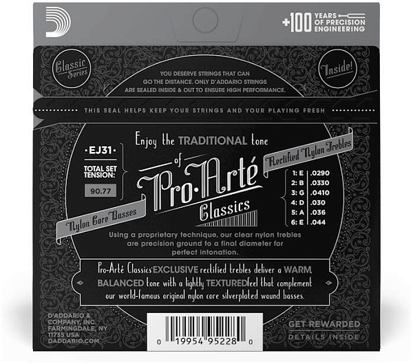 D'ADDARIO EJ31 - Струны для классической гитары