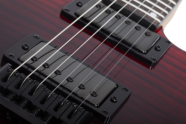 Электрогитара SCHECTER [C-1 STANDARD BB] электрогитара 6-струнная, корпус: красное дерево, топ из капа, гриф: печеный клен, накладка: палисандр, 24 лада, цвет BloodBurst (BB)