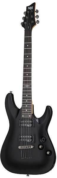 Электрогитара SCHECTER [C-1 SGR BY SCHECTER MSBK] электрогитара 6-струнная, с чехлом, корпус: липа, гриф: клен, накладка: палисандр, 24 лада, цвет Midnight Satin Black (MSBK)
