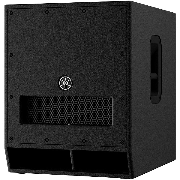 Сабвуфер Yamaha [DXS15MKII] активный, 15", 800W, 135dB, 40Hz~150Hz, вход XLR-3-31 x 2, сквозной выход 2 х XLR3-32 (параллельно с INPUT), гнездо 35мм, болты М20. Цвет: чёрный.