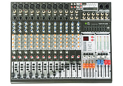 YPi Sound 1624 FX-USB Микшерный пульт 10 моно каналов, 2 стерео канала