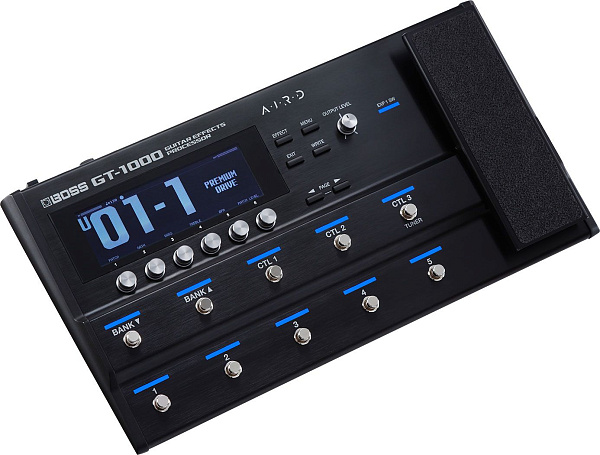 Флагманский напольный гитарный процессор эффектов BOSS [GT-1000] 500 патчей, 116 эффектов, Looper, MIDI, USB интерфейс, большой ЖК дисплей