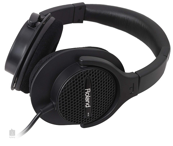 Открытые наушники ROLAND [RH-A7-BK] для музицирования , 10-25000 Гц, 34 Ом, чувствительность 97 Дб/мВт, черные.