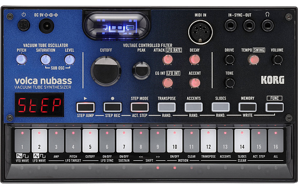 KORG VOLCA NUBASS - Аналоговая драм-машина