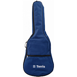 TERRIS TGB-C-05BL - чехол для классической гитары, утепленный (5 мм), 2 наплечных ремня, цвет синий