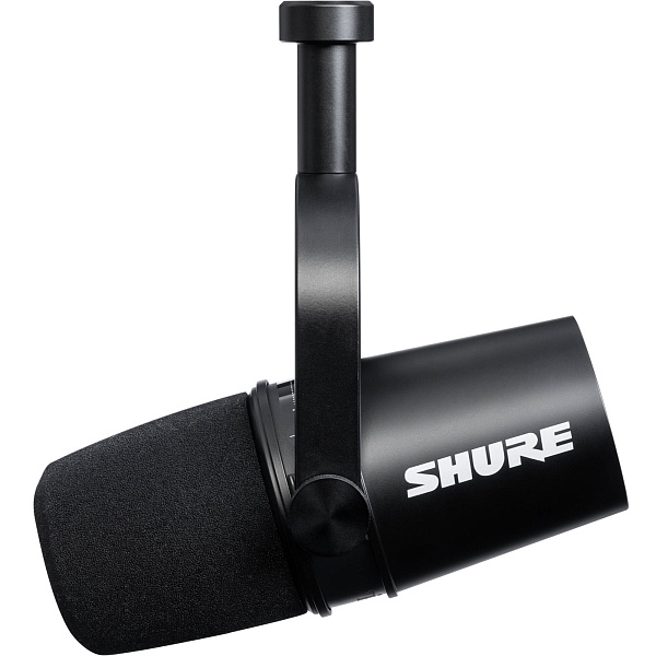 SHURE MOTIV MV7-K - Гибридный широкомембранный USB/XLR микрофон для записи/стримминга речи и вокала,