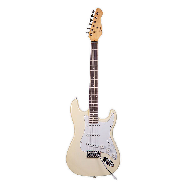 Omni ST-3S CR - Электрогитара Stratocaster, цвет белый