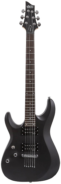 Электрогитара SCHECTER [C-6 DELUXE LH SBK] леворукая электрогитара 6-струнная, корпус: липа, гриф: клен, накладка: палисандр, 24 лада, цвет: Satin Black (SBK)