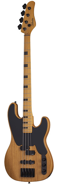 Бас-гитара SCHECTER [MODEL-T SESSION ANS] бас-гитара 4-струнная, корпус: болотный ясень, гриф: клён, 22 лада, цвет: Aged Natural Satin (ANS)