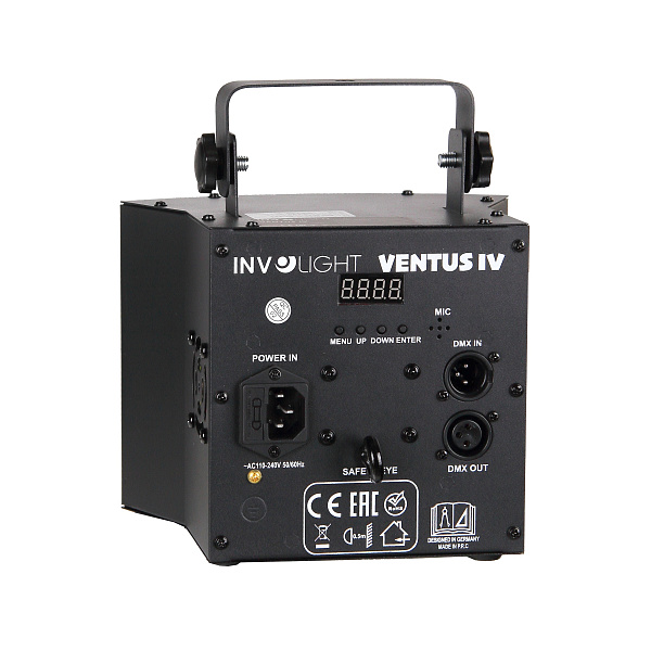INVOLIGHT VENTUS IV - LED-световой эффект, комбинированный 3 в 1 (UV/STROB/DERBY)