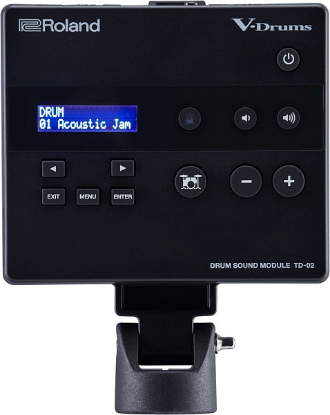 Электронная ударная установка ROLAND [TD-02KV] TD-02KV V-Drums начального уровня, 16 наборов ударных, функция обучения, USB