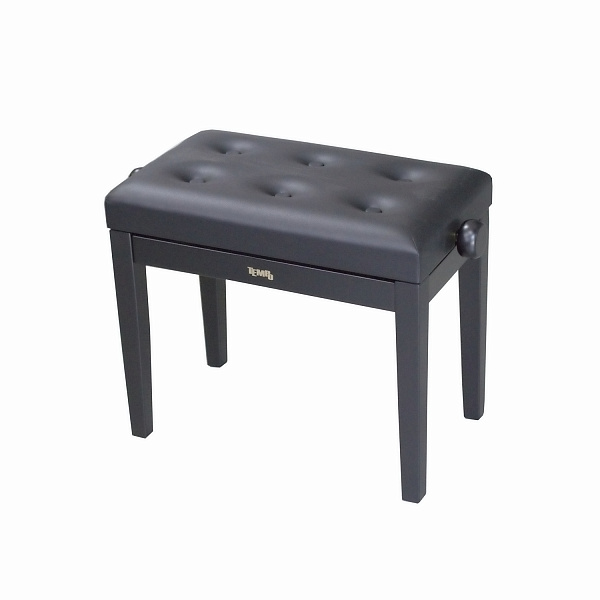 TEMPO Turris 151/MB - Банкетка, пуговицы, цвет:чёрный